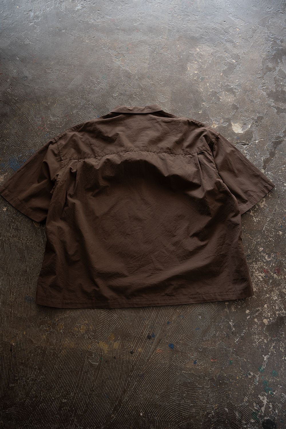 【26SS】Oversized Stitching Shirt(BROWN)