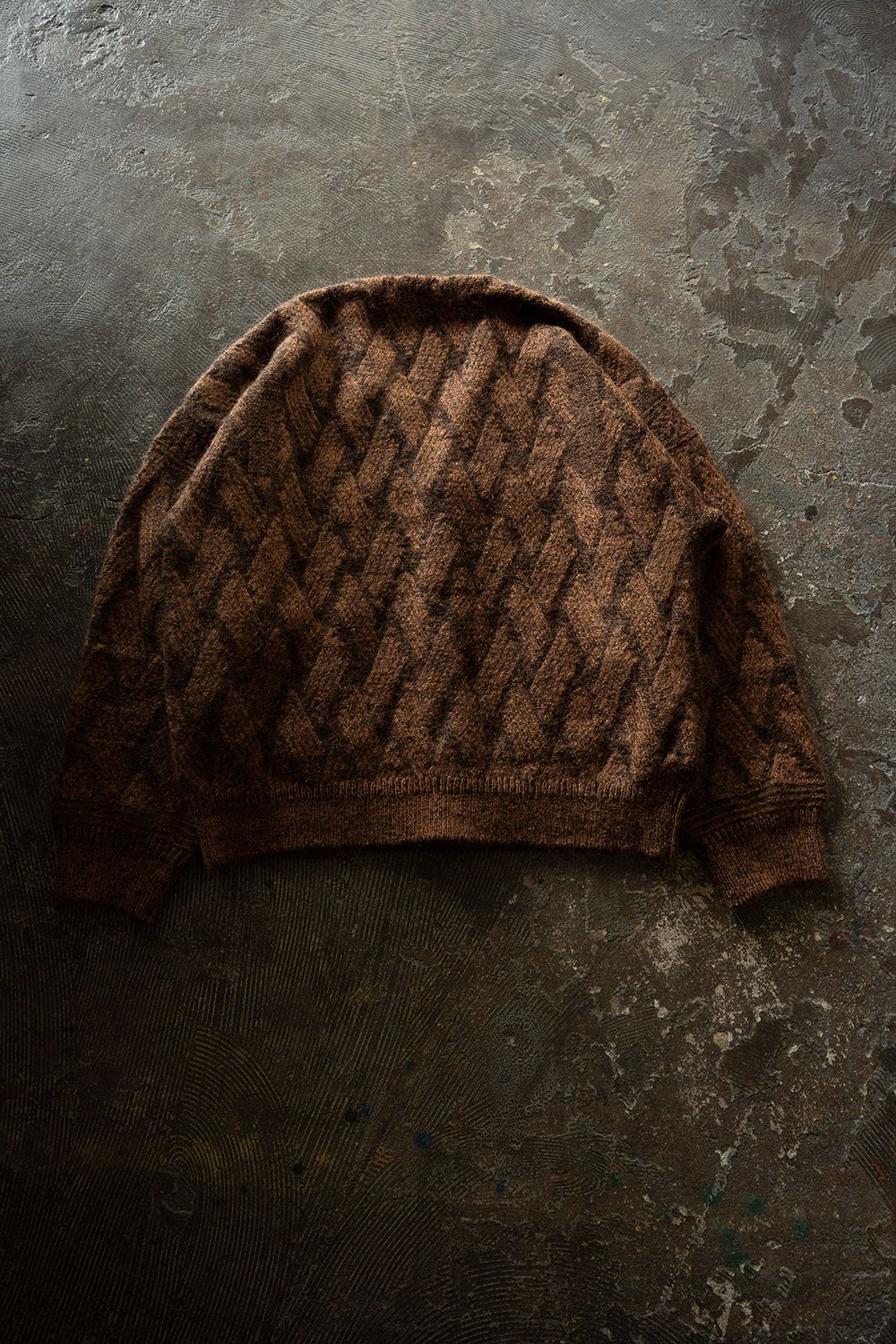 【26AW】Ochiba Mohair Cardigan(ORANGE)