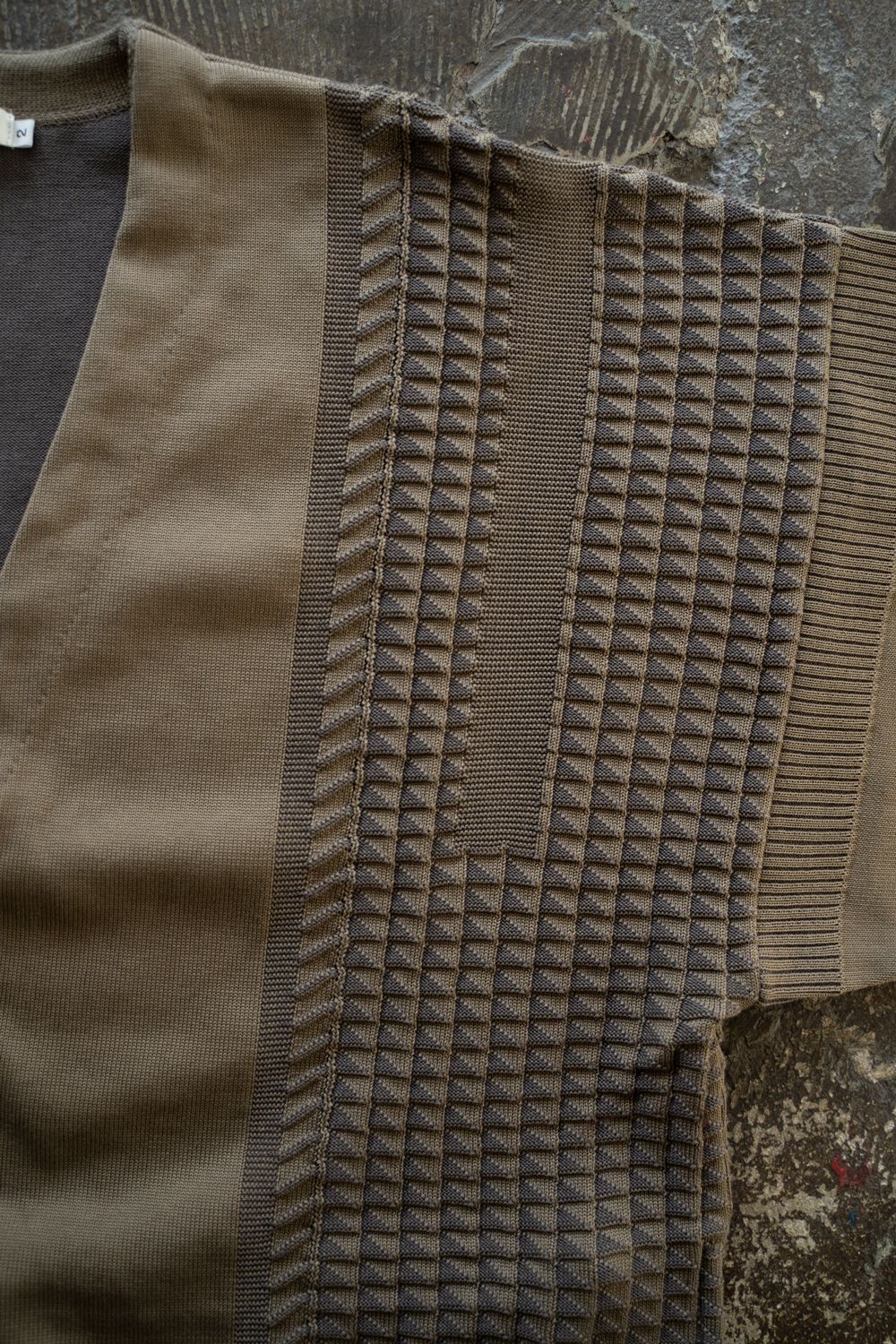 【ラスト1点】【25AW】Hakuhyo Zip Cardigan(BEIGE)