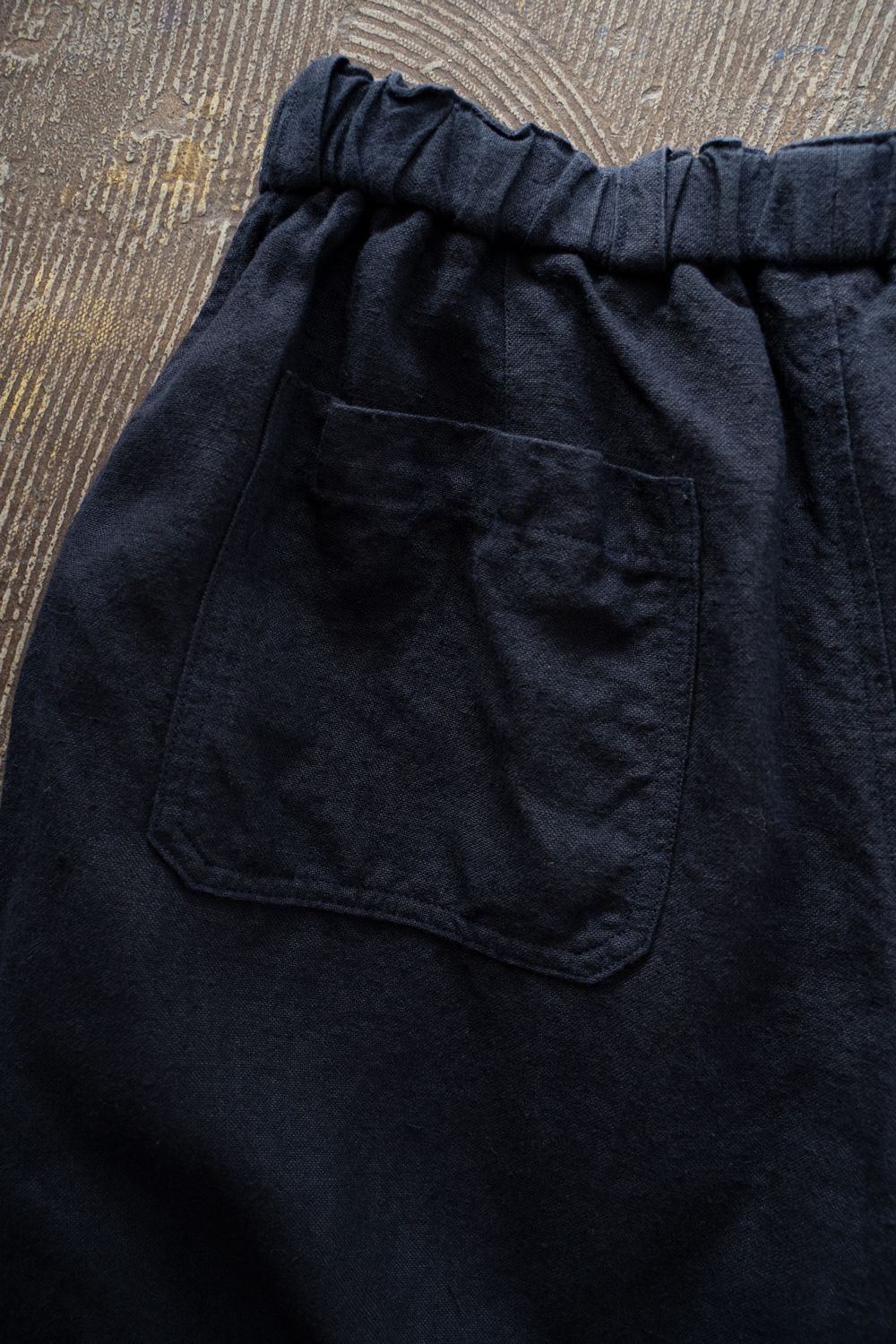 起毛大麻パンツ(濃紺)