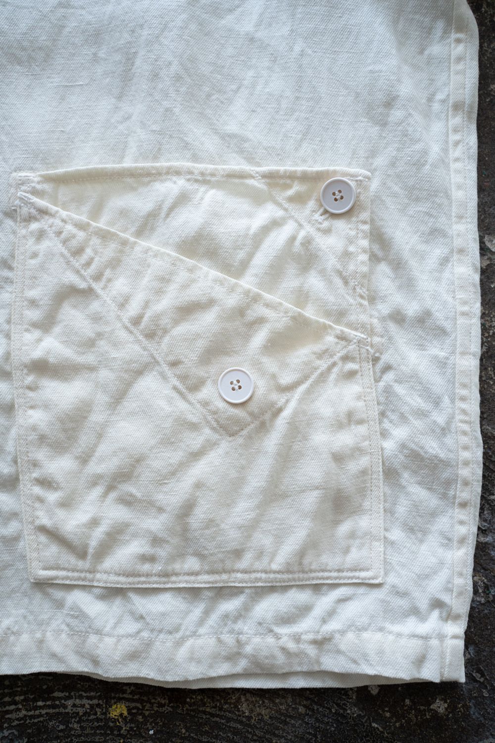 和紙大麻ジャケット(白)