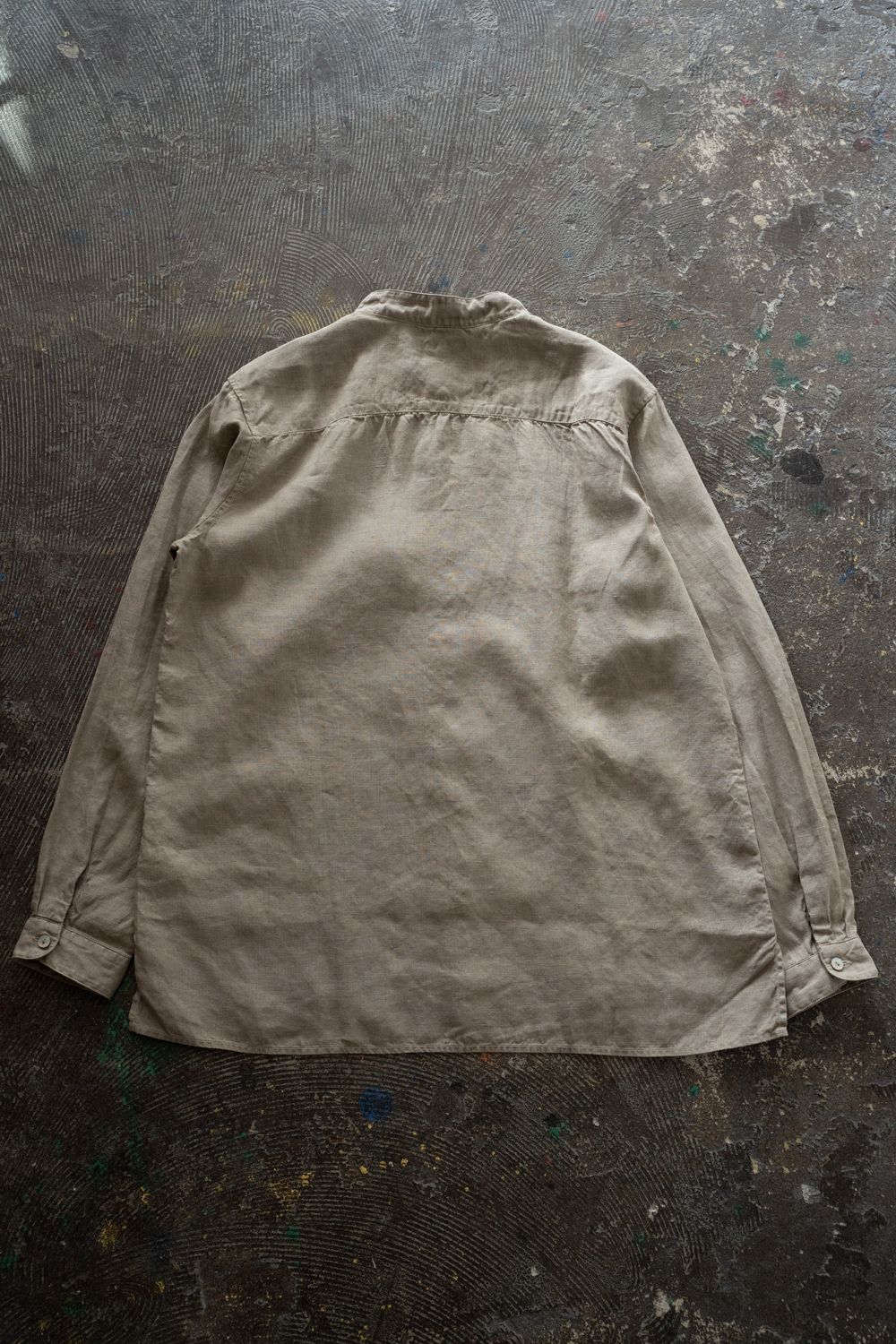 大麻シャツ(珈琲)