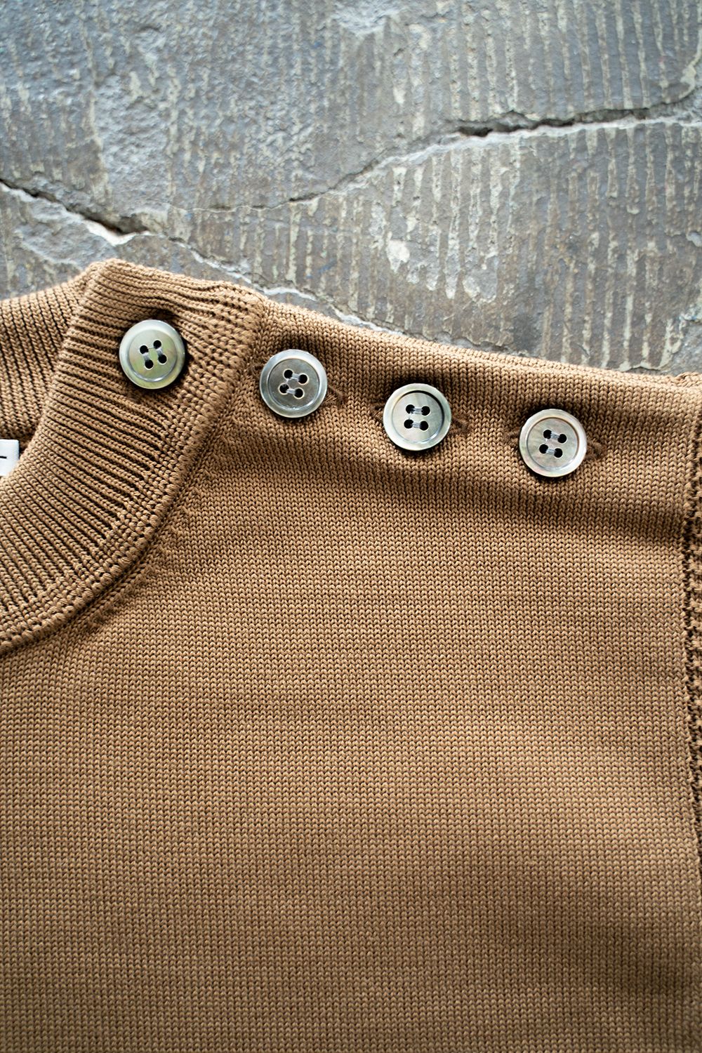 【ラスト1点】【22AW】Satoyuki Knit(CAMEL)
