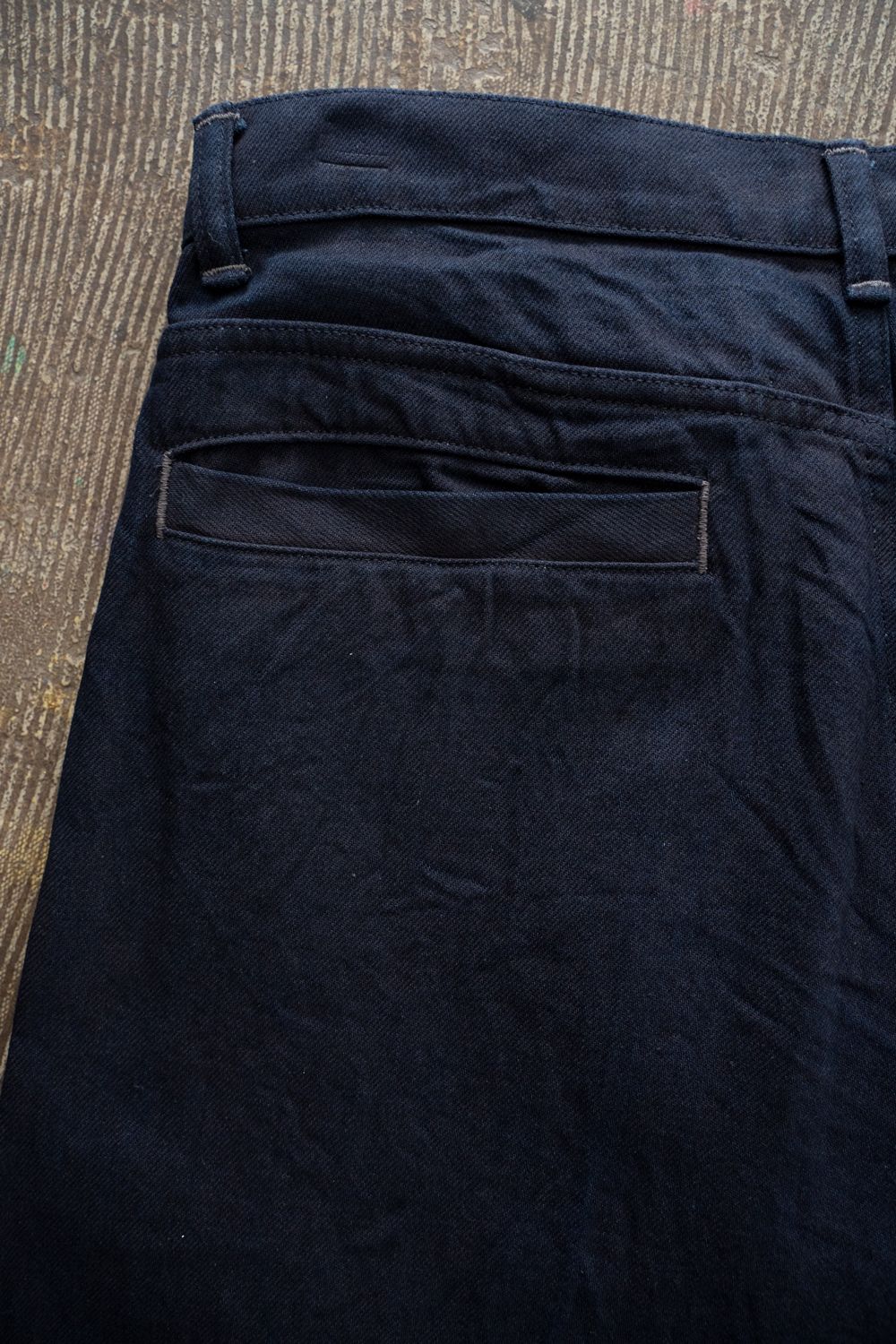 【26SS】11.5ozデニムディープタックパンツ(DARK NAVY)