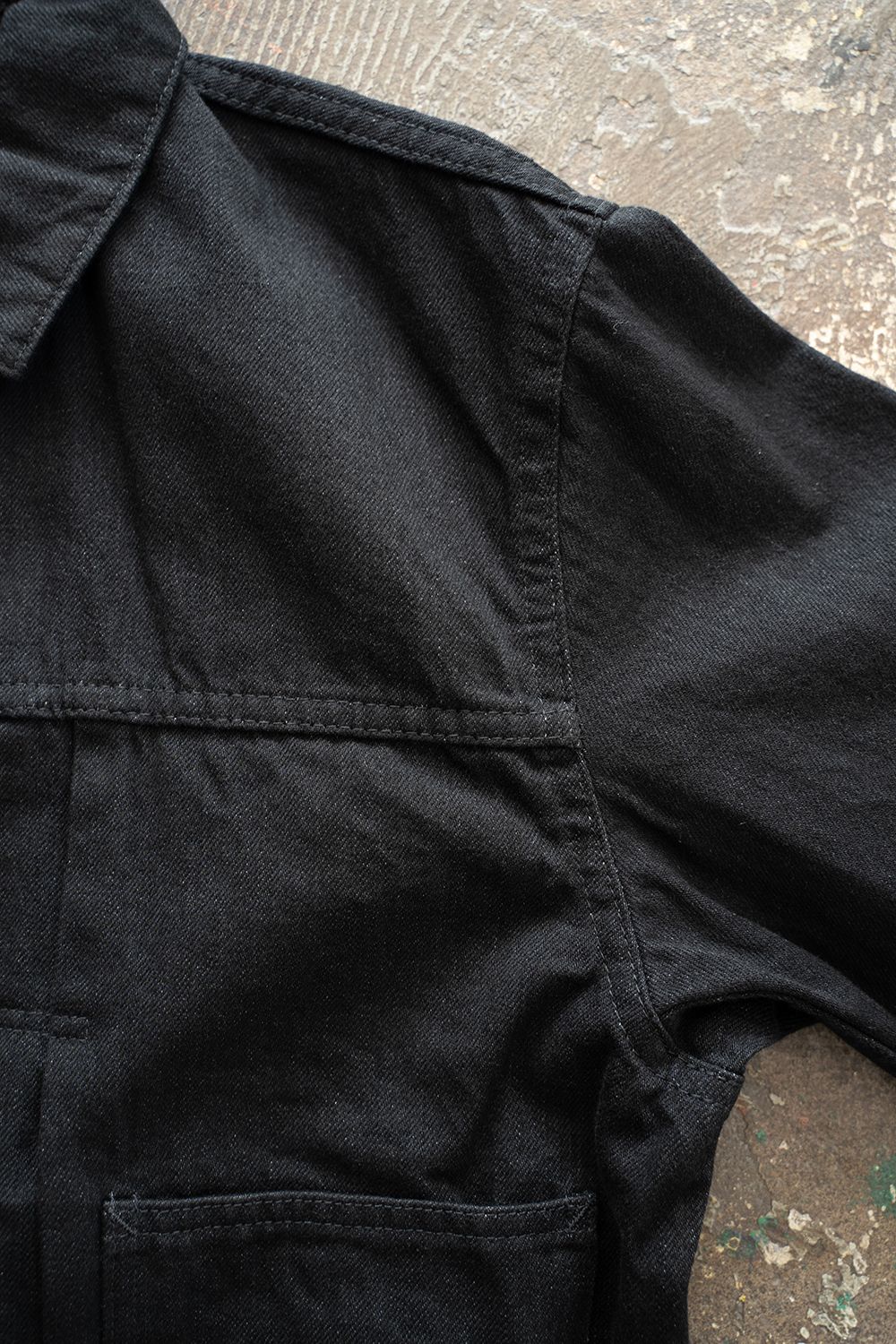 【ラスト1点】【23AW】セルビッチデニムGジャン(BLACK)