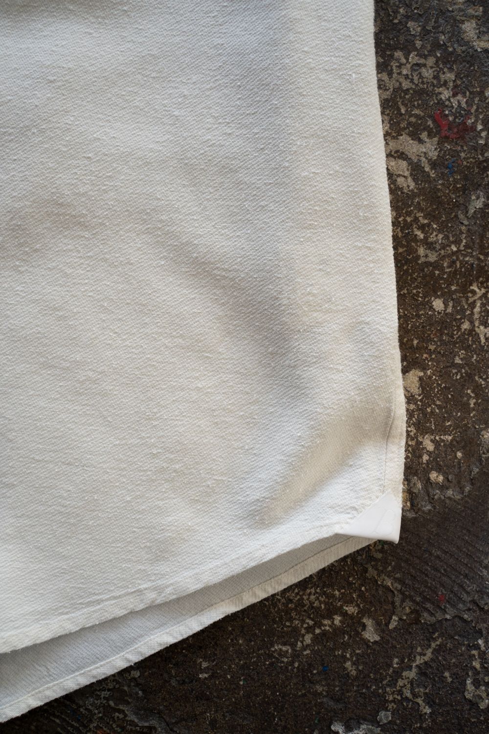 【ラスト1点】【25AW】Silk Nep Kersey Windsor Wide Collar Shirt(PEARL WHITE)