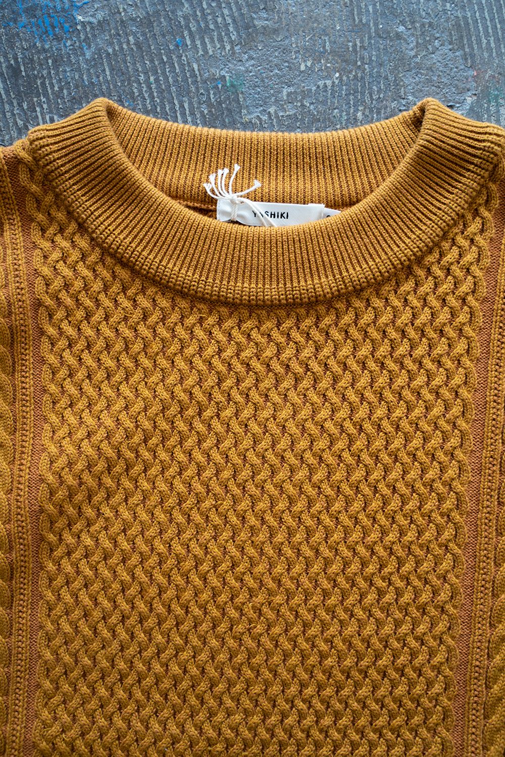 YASHIKI - 【22AW】Arare Knit(MUSTARD) | Salty