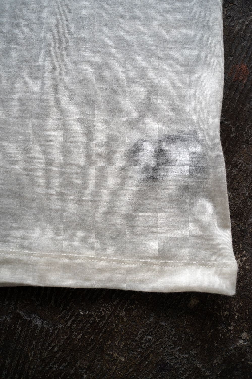 【ラスト1点】【23AW】Washable wool turtle(OFF WHITE)