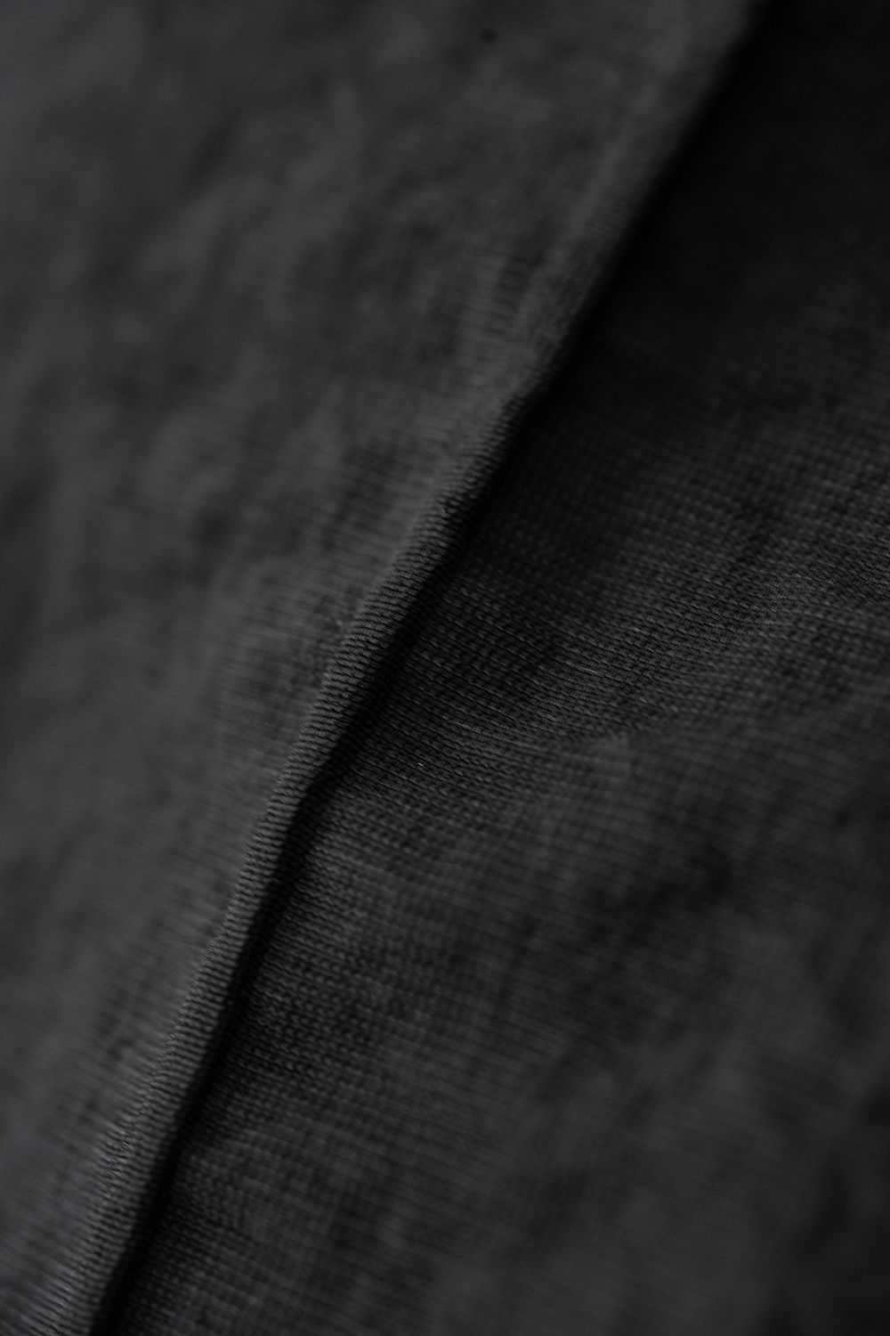 【ラスト1点】【26SS】ピンタックオープンカラー半袖シャツ(CHARCOAL)
