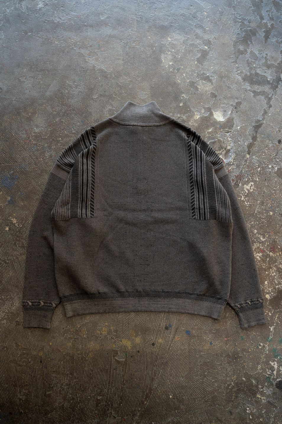 【25AW】Fuyushigure Half Zip Knit(GREIGE)