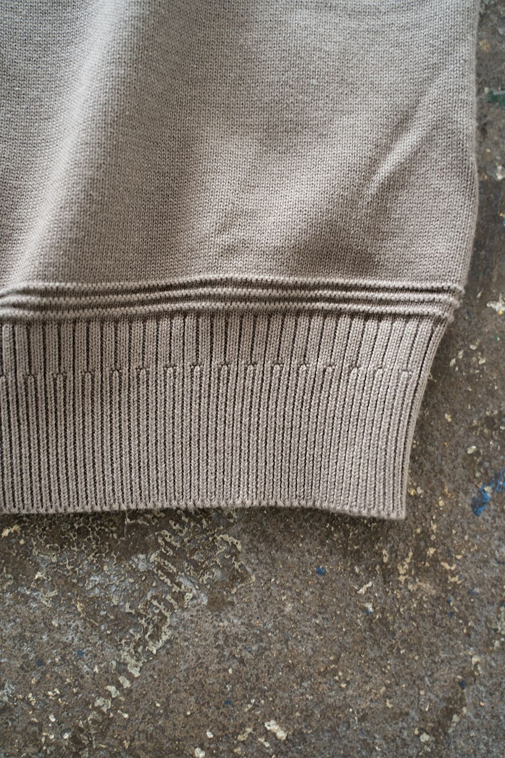 【ラスト1点】【22AW】Hatsushimo Knit Polo(GREIGE)