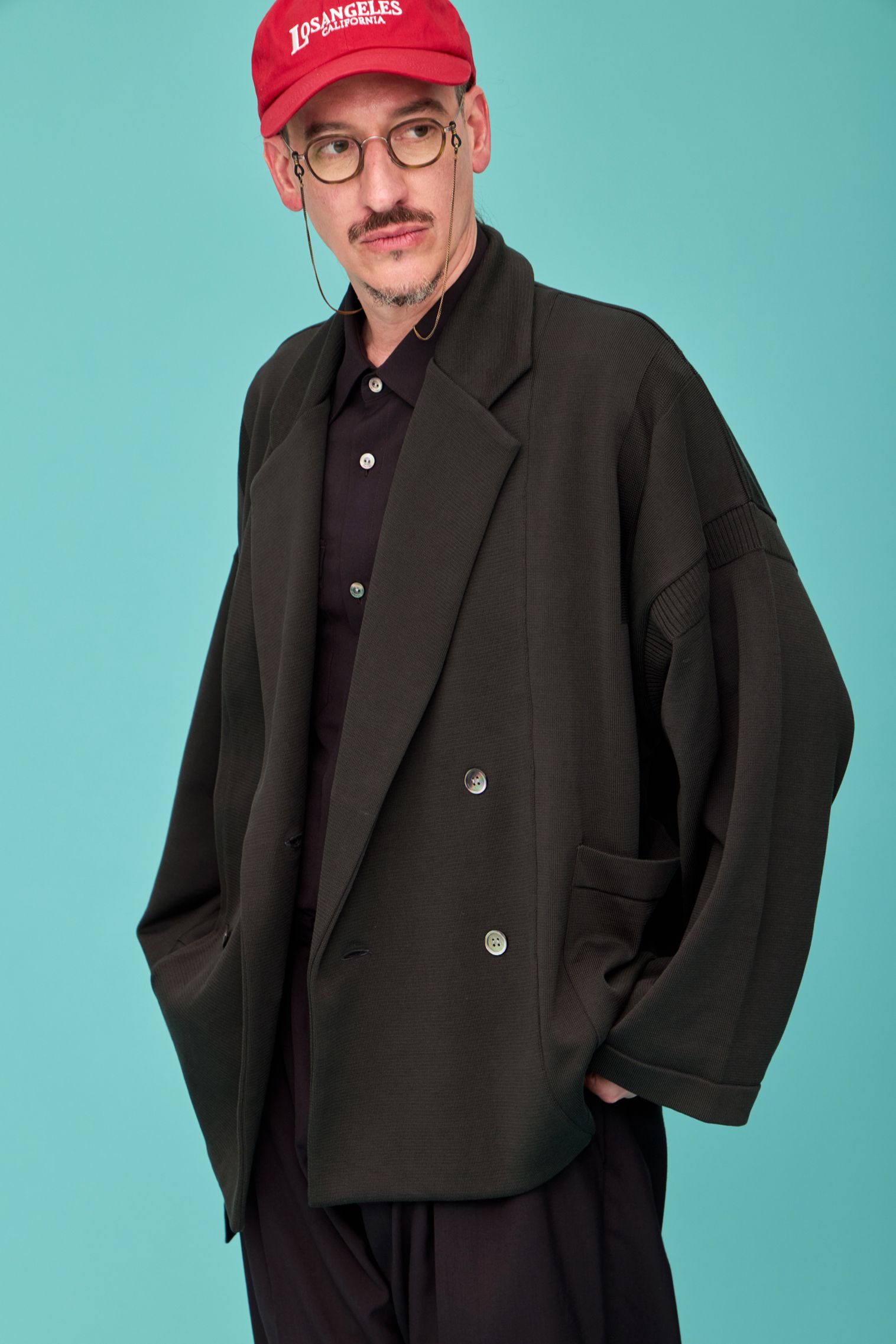 YASHIKI - 【ラスト1点】【26SS】Seion Short Double Jacket(DARK