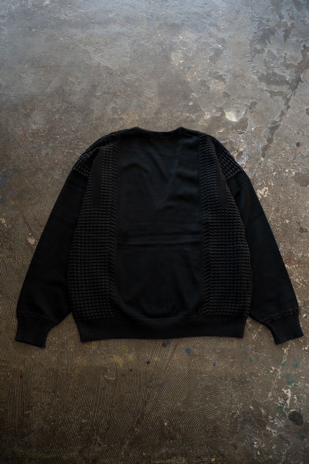 【25AW】Hakuhyo Zip Cardigan(BLACK)