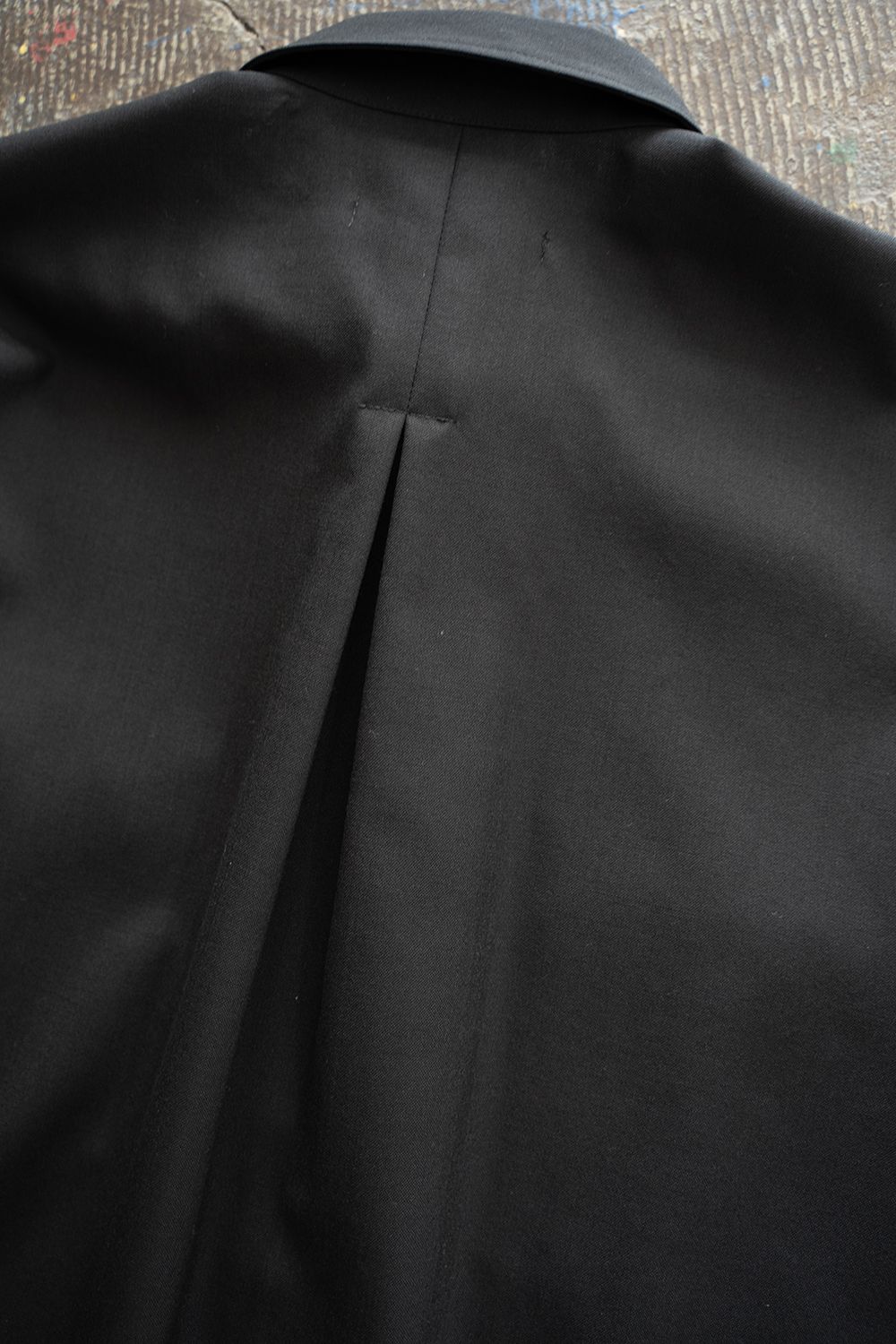 【ラスト1点】【24SS】Tropical Cloth Crop Shirt/トロピカルクロスクロップシャツ(BLACK)