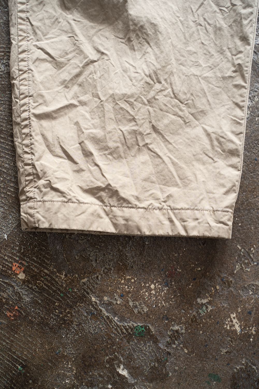【ラスト1点】【22SS】Back Seam Garment Dyed Pants(KHAKI)