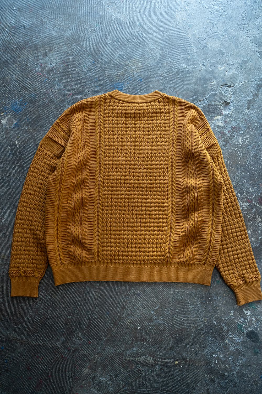 YASHIKI - 【ラスト1点】【24AW】Shinsetsu Knit(NAVY) | Salty