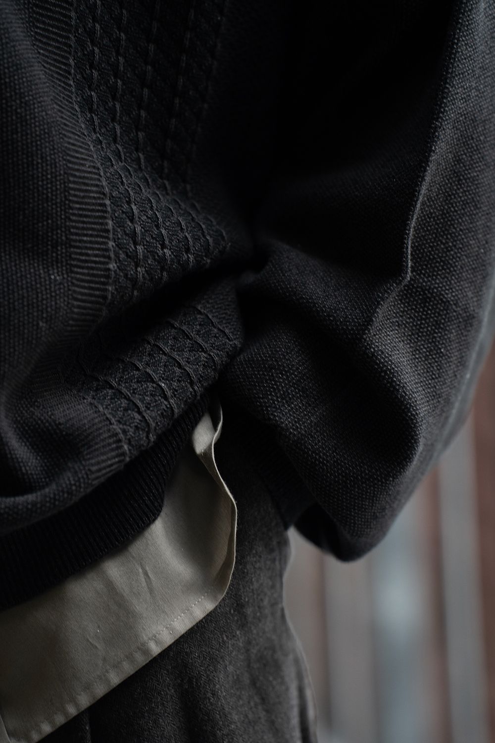 【ラスト1点】【26SS】Kanto Zip Polo(BLACK)