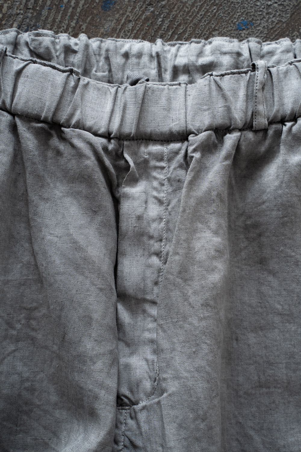 大麻ワイドパンツ(松煙)