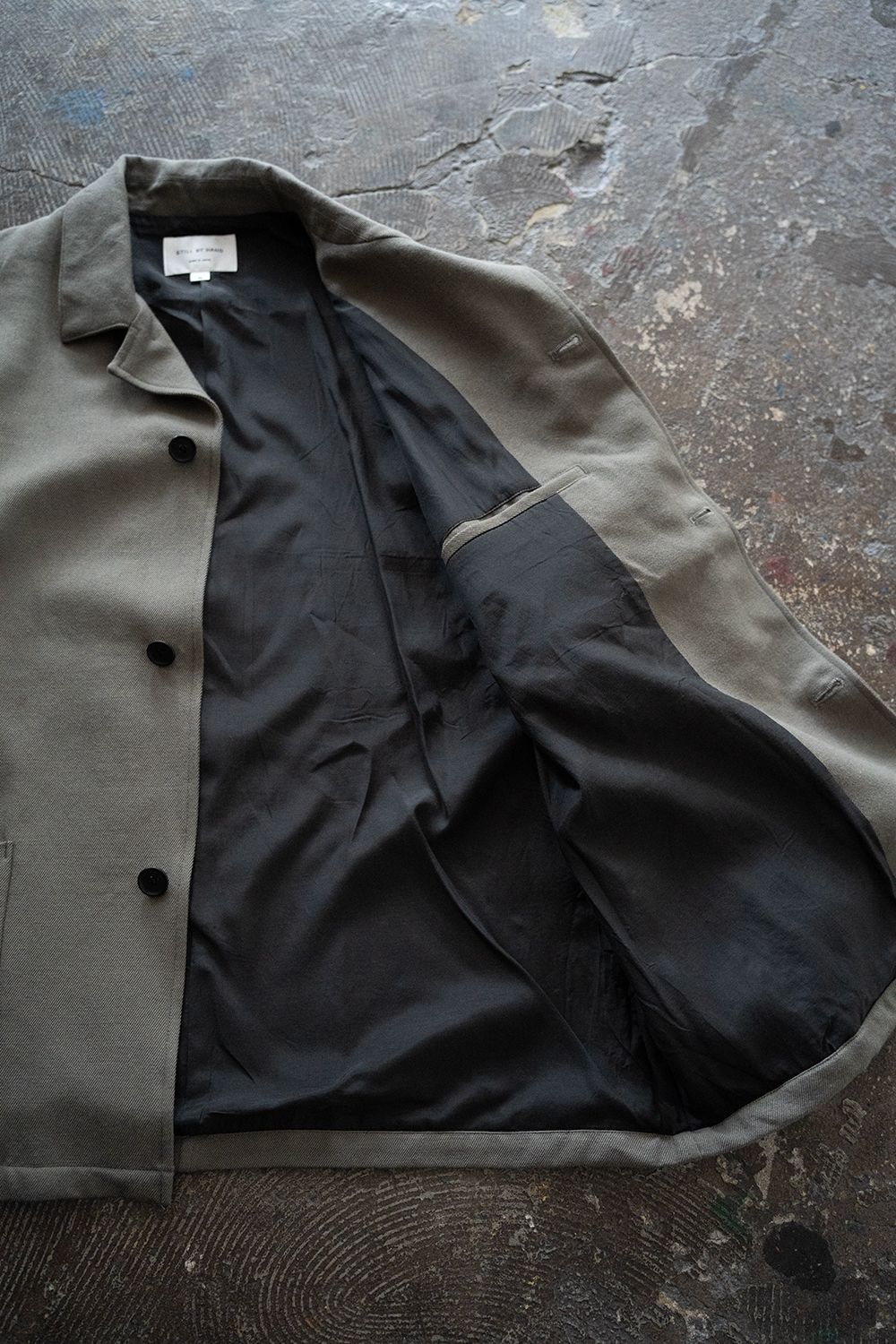 【25AW】ウールサージカバーオール(SAGE)