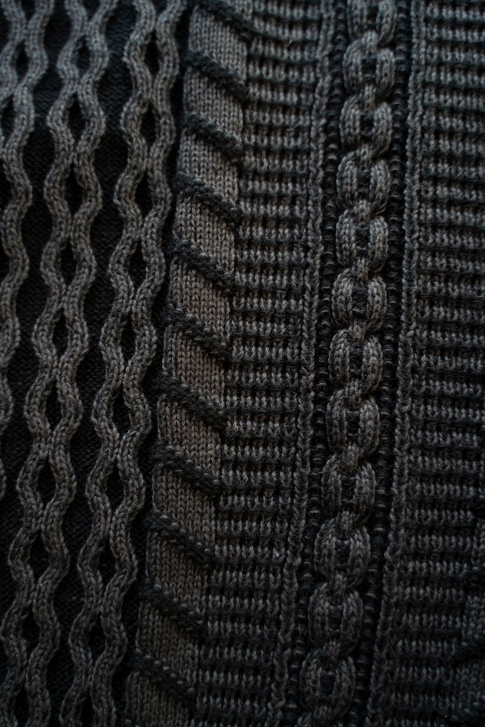 YANKO ヤンコ ホールカット 5月6日(火)迄の限定値下げ YASHIKI - 【ラスト1点】【22AW】Seijaku Knit(BLACK) | Salty