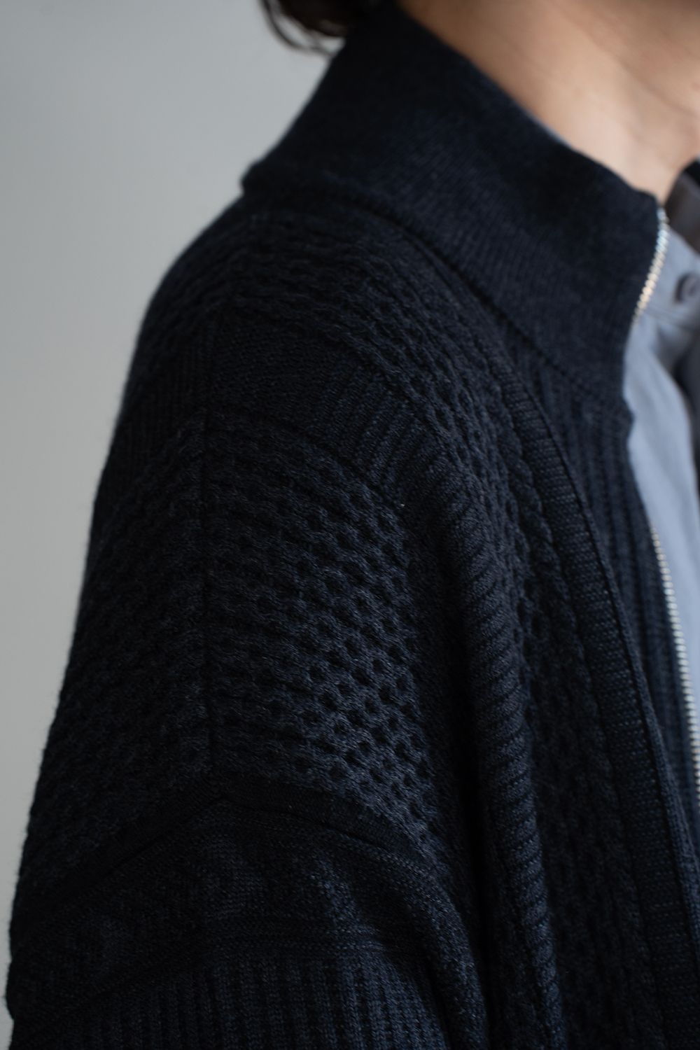 【26AW】Akiiro Drivers Knit(NAVY)