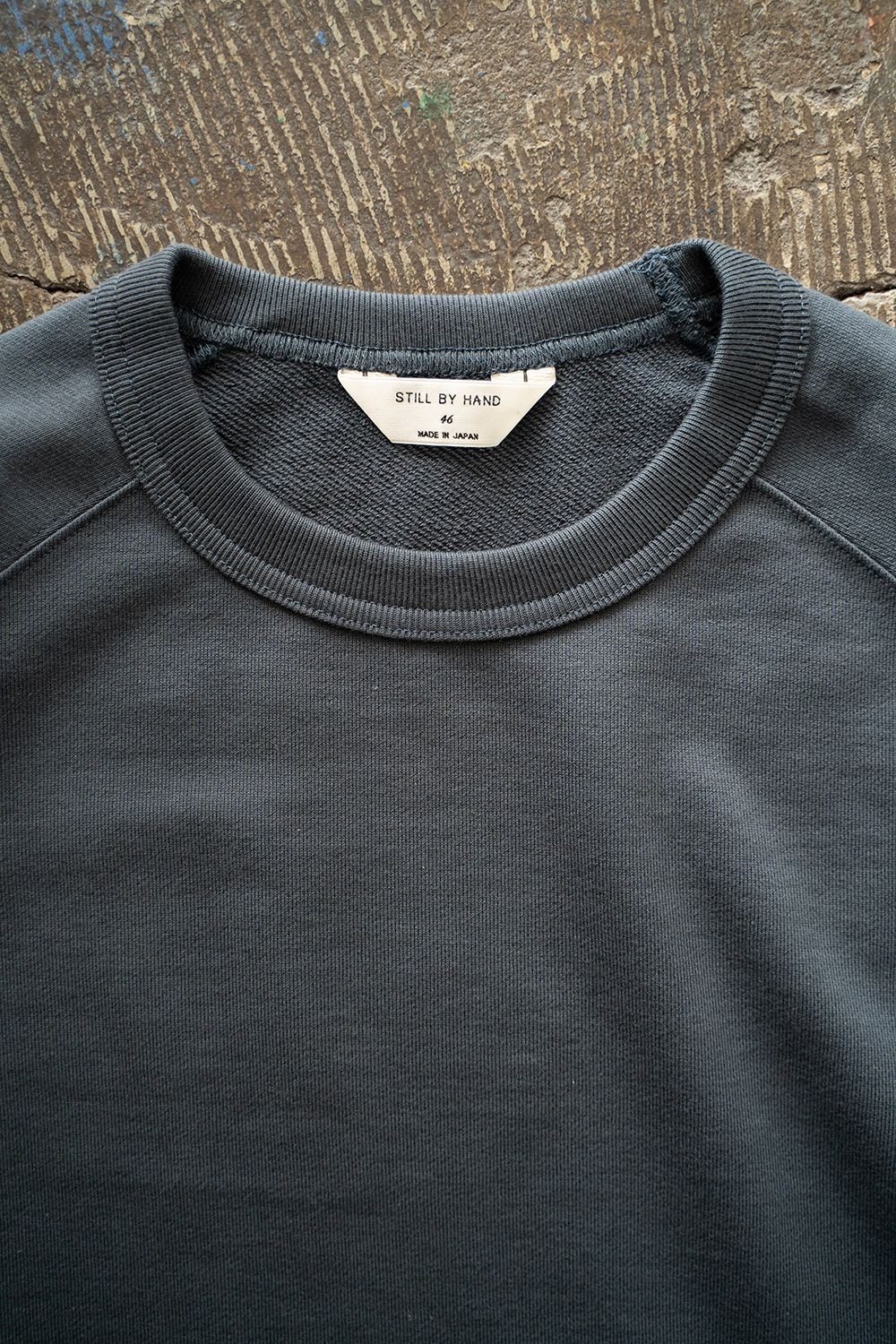 【ラスト1点】【25SS】サドルスリーブプルオーバースウェット(SLATE BLUE)