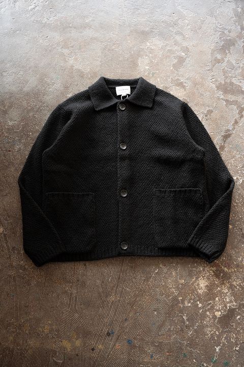 【26AW】5Gニットブルゾン(BLACK)