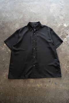 【ラスト1点】【25SS】Sheer Sharkskin SS Shirt/シアーシャークスキンシャツ(BLACK)