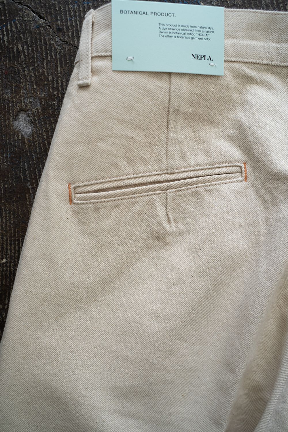 【ラスト1点】【23SS】ワイドタックパンツ(HEMP CREAM)