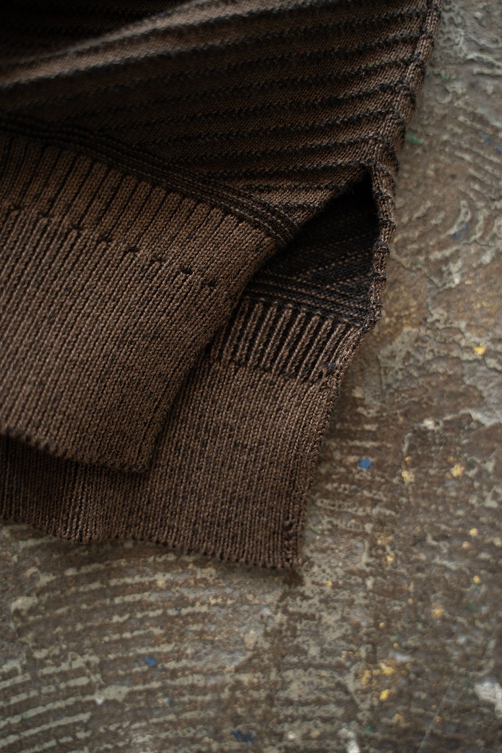 トップス YASHIKI / Fumon Henley Knit YASHIKI / Fumon Henley Knit (MIX-GRAY) | フモンヘンリー