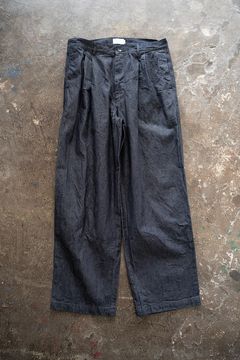 【ラスト1点】【25SS】2タック10ozデニムパンツ(NAVY)