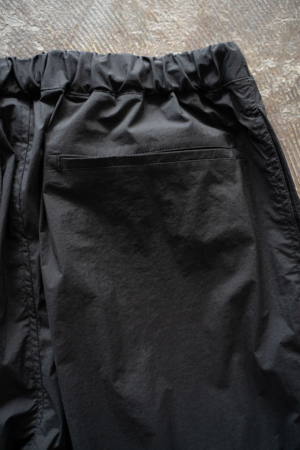 【ラスト1点】【25SS】ストレッチナイロンイージーパンツ(BLACK)