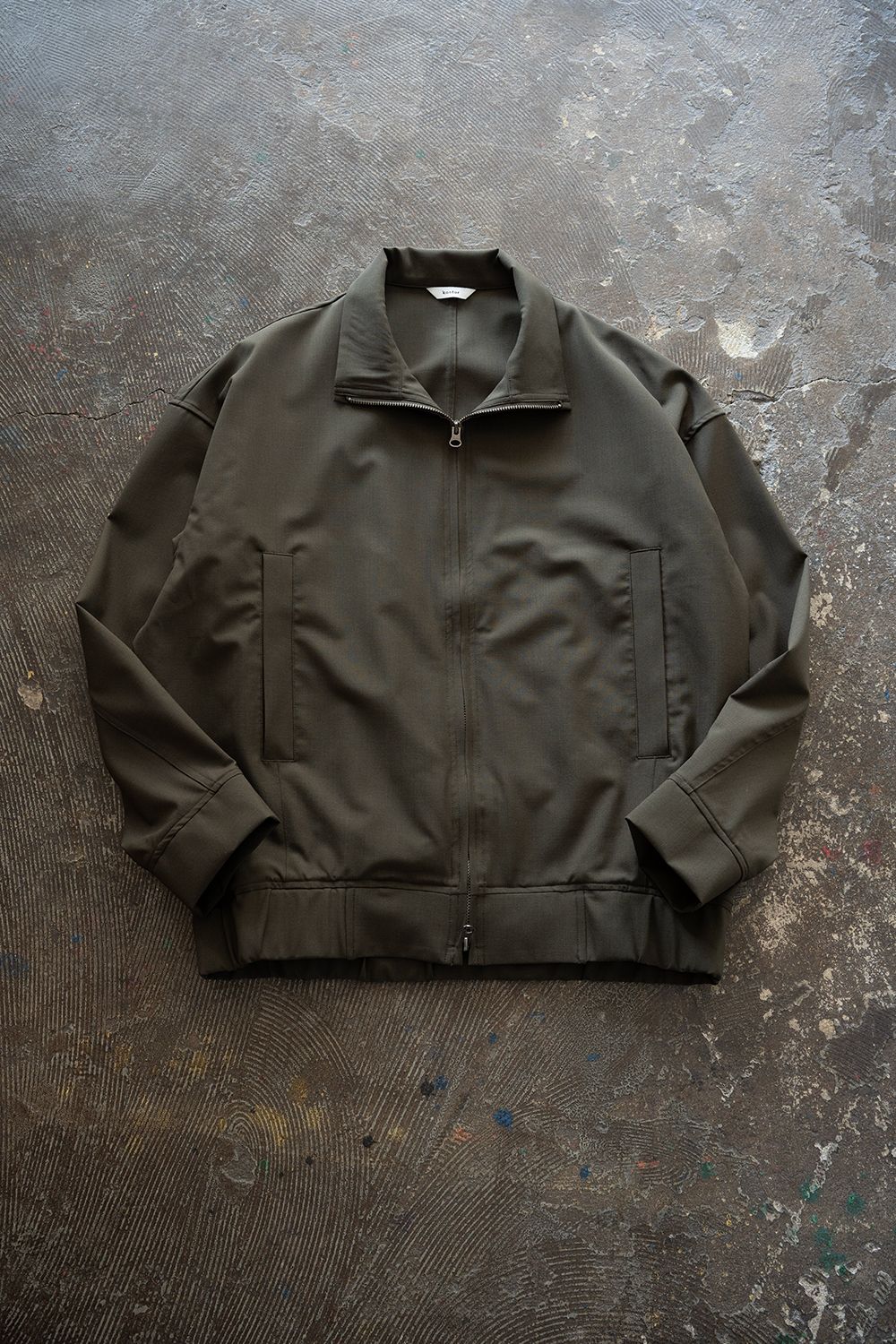 【26SS】Tropical Wool Tankers Blouson(KHAKI)