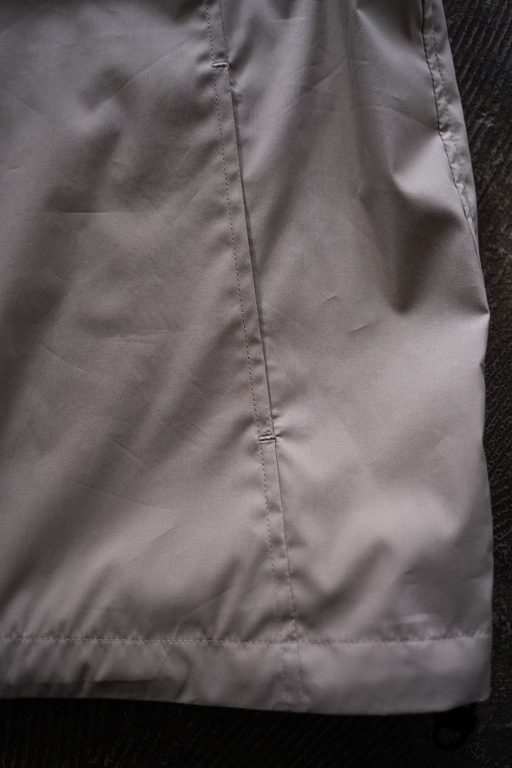 【24SS】綿×ポリエステルスタンドカラーベスト(SAND BEIGE)