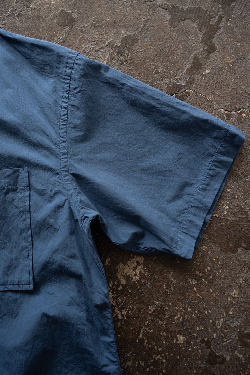 【26SS】Oversized Stitching Shirt(BLUE)