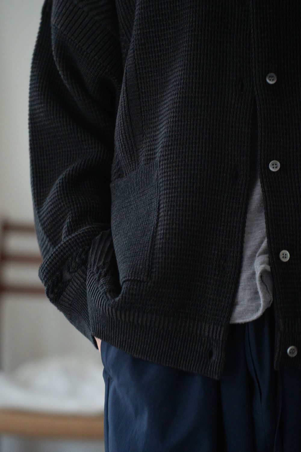 【26AW】Shinryo Cardigan(BLACK)
