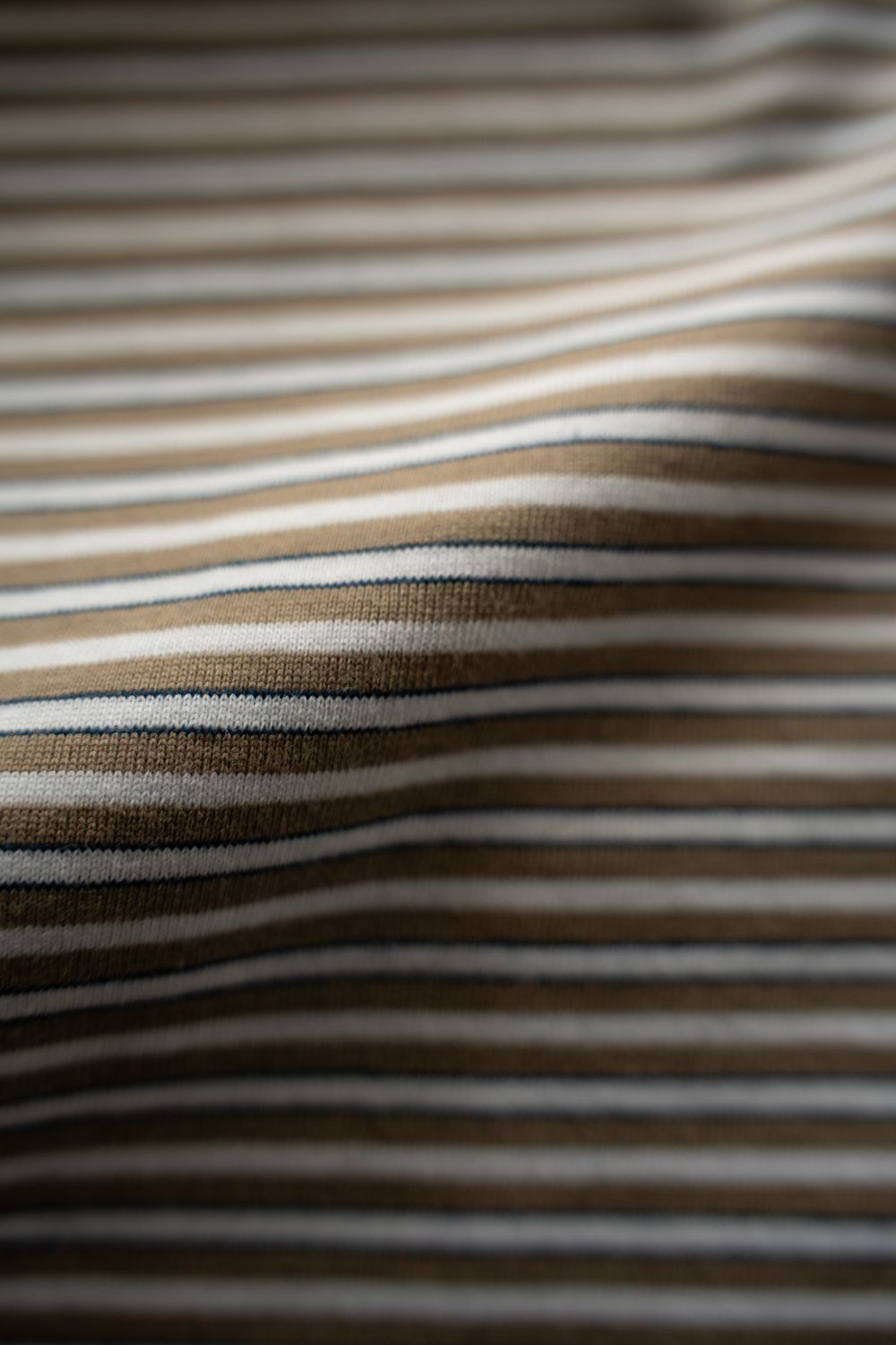 【26SS】ボーダーTシャツ(BEIGE×WHITE)