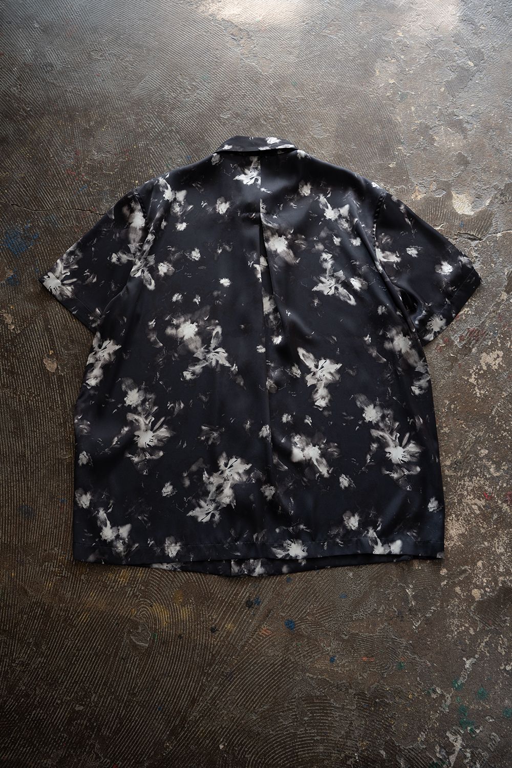 【26SS】Floral S/S Shirt/フローラルショートスリーブシャツ(BLACK)