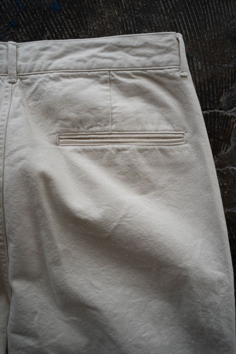 【ラスト1点】【25SS】2タック10ozデニムパンツ(ECRU)