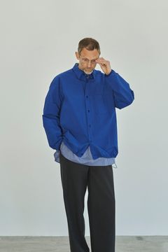 【ラスト1点】【24AW】撥水ナイロンアノラックブルゾン(ROYAL BLUE)
