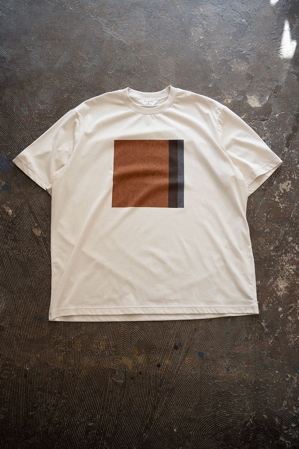 【26SS】シルクスクリーンプリントTシャツ(LIGHT BEIGE)