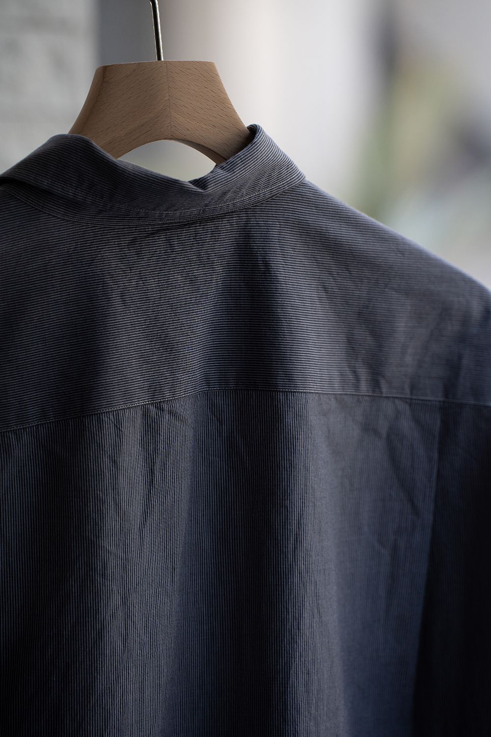 【ラスト1点】【26SS】Cotton Stripe Shirts(BLUE STRIPE)