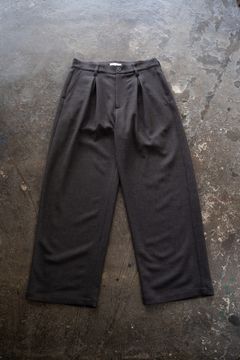 【ラスト1点】【25AW】2-Tack Wide Slacks/2タックワイドスラックス(GRAY)