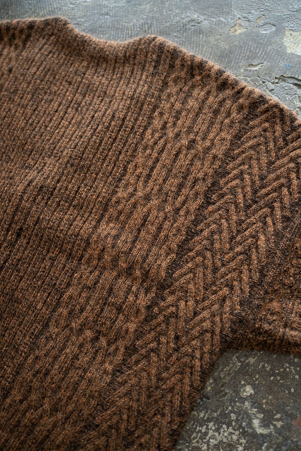【25AW】Sekkei Mohair Cardigan(ORANGE)