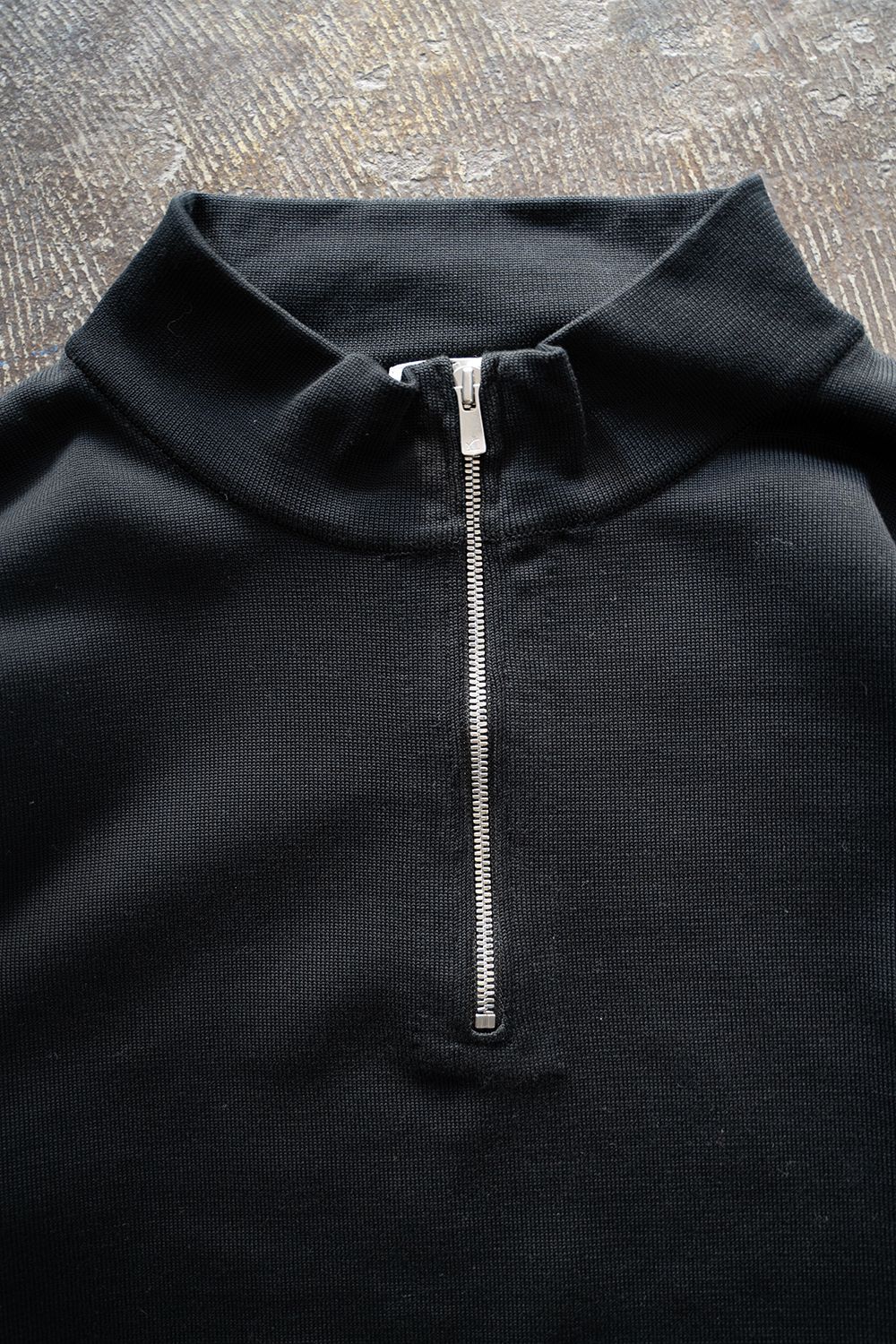【ラスト1点】【24SS】Harukaze Half Zip Knit(BLACK)