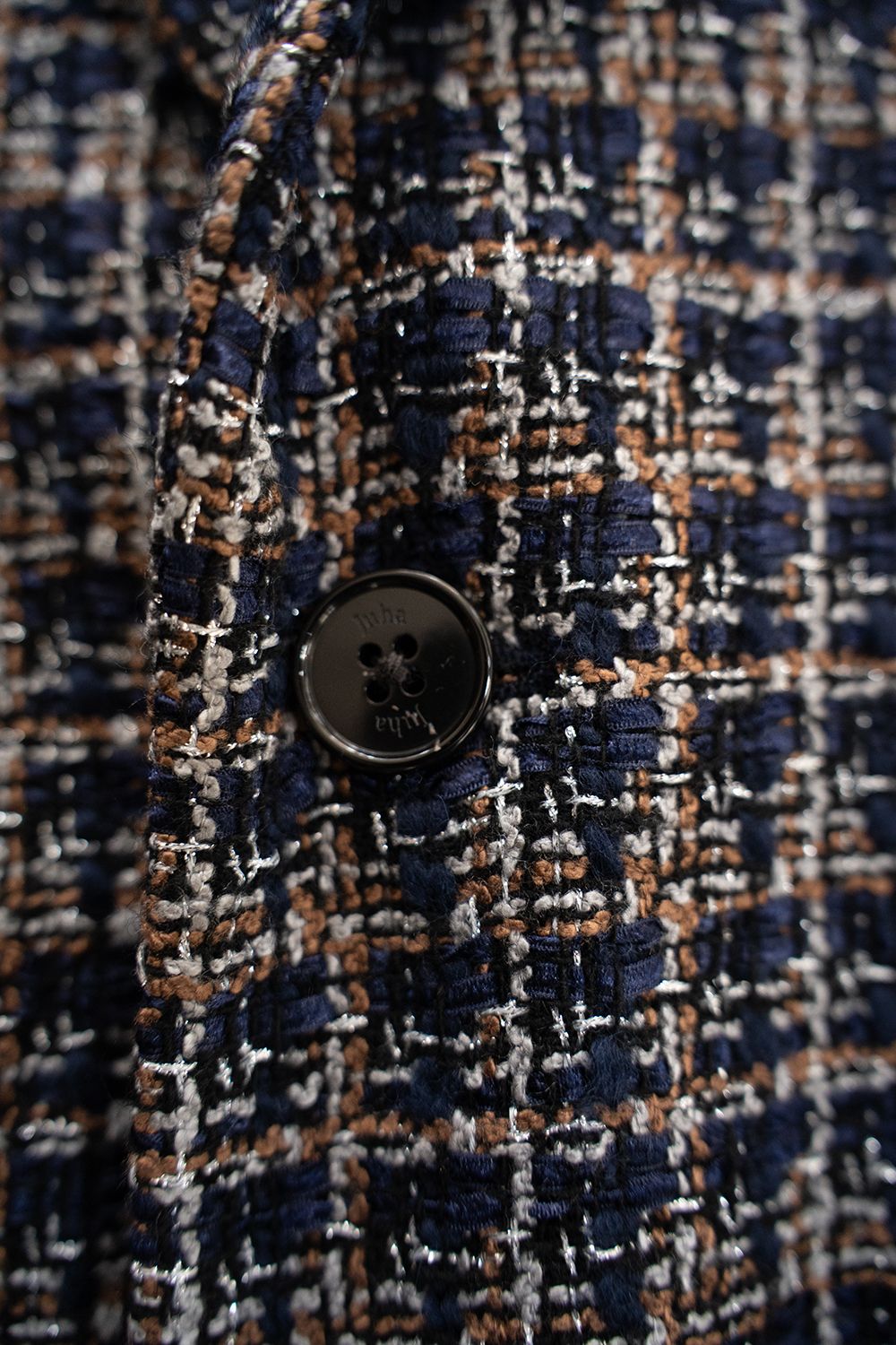 【ラスト1点】【26SS】Summer Tweed Tailored Jacket/サマーツイードテーラードジャケットジャケット(NAVY)