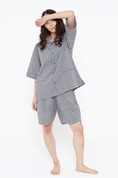 【ラスト1点】【23SS】"week s/s"pajama【セットアップ】(LIGHT BLACK)