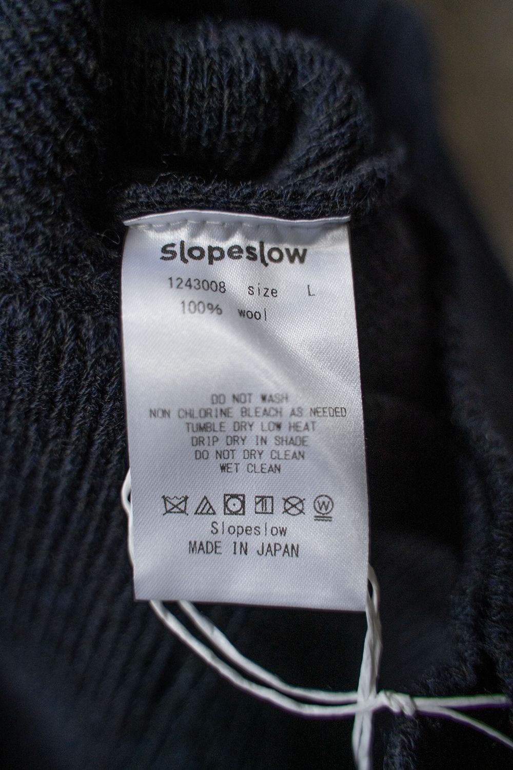 【ラスト1点】Hard twisted Shetlandwool type C-2(NAVY)