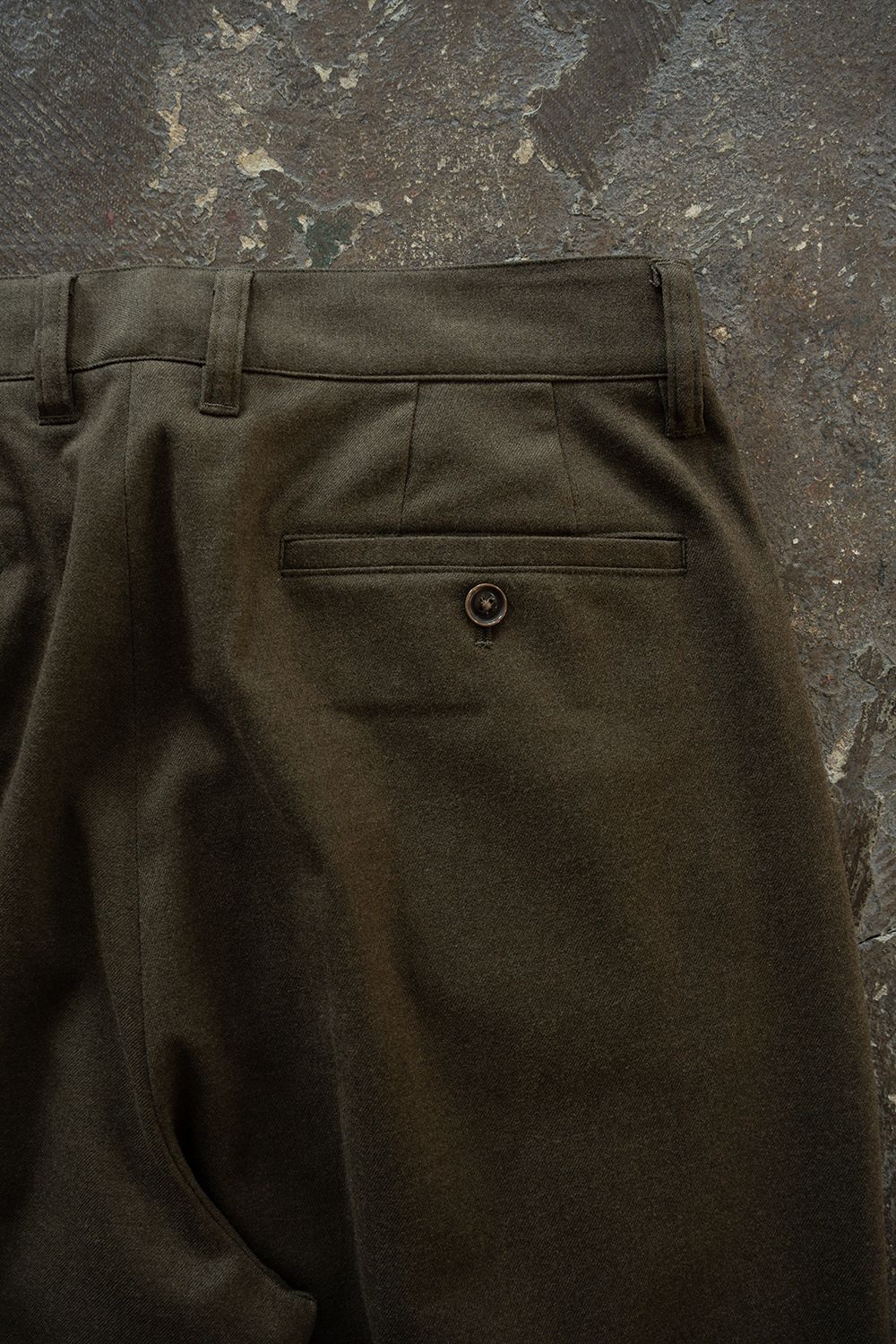 【26AW】2-Tack Wide Slacks/2タックワイドスラックス(OLIVE)