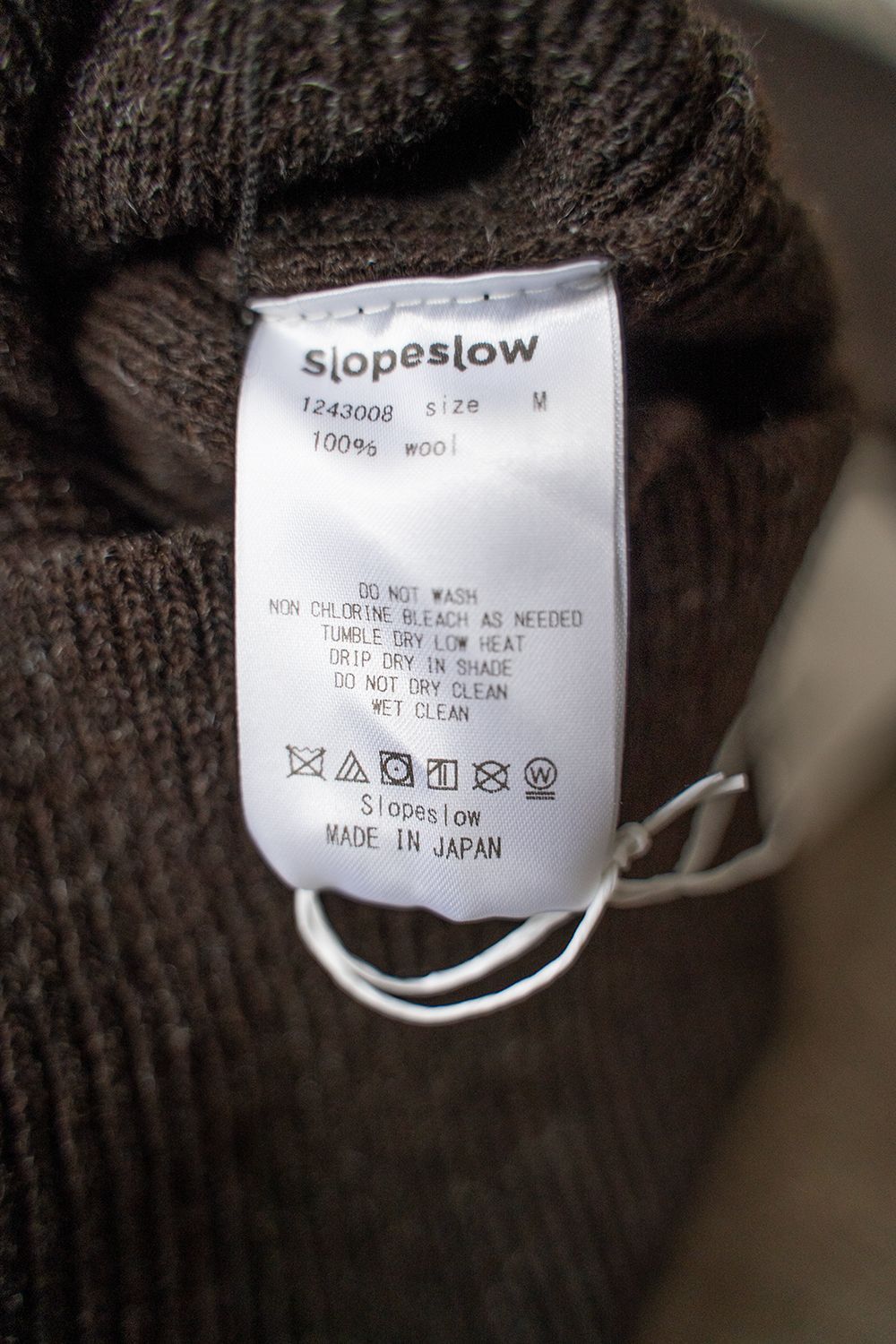 【ラスト1点】Hard twisted Shetlandwool type C-2(BROWN)